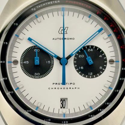 Autodromo Prototipo Chronograph — White Panda Dial