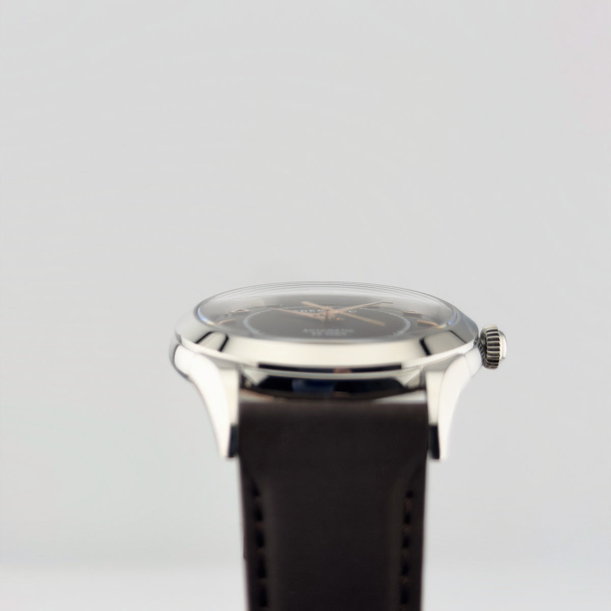 Trematic Archivio Uno Ref. 502 Choco, 6 o'clock side - CalderoneWatchCo