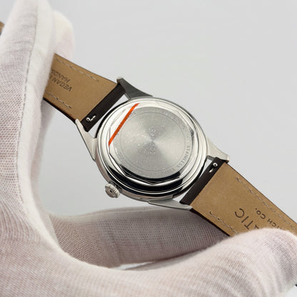 Trematic Archivio Uno Ref. 502 Choco, caseback - CalderoneWatchCo