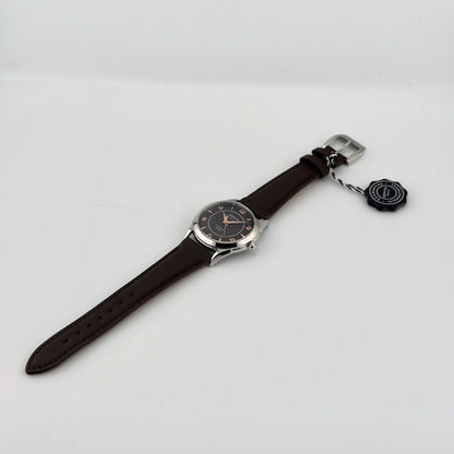 Trematic Archivio Uno Ref. 502 Choco, flat lay - CalderoneWatchCo