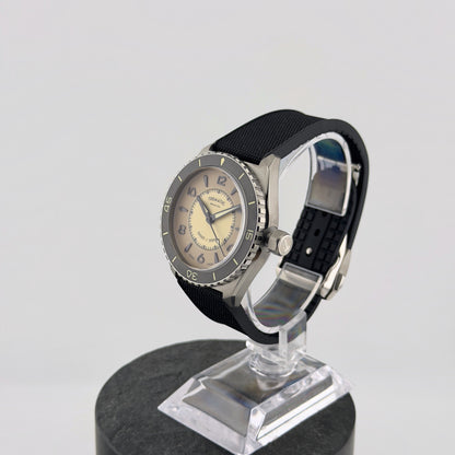 Trematic T-Five Beigua Maris Desert, three-quarter view - CalderoneWatchCo
