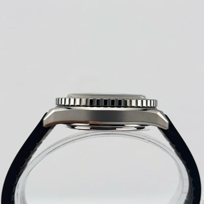 Trematic T-Five Beigua Maris Desert, crown side - CalderoneWatchCo