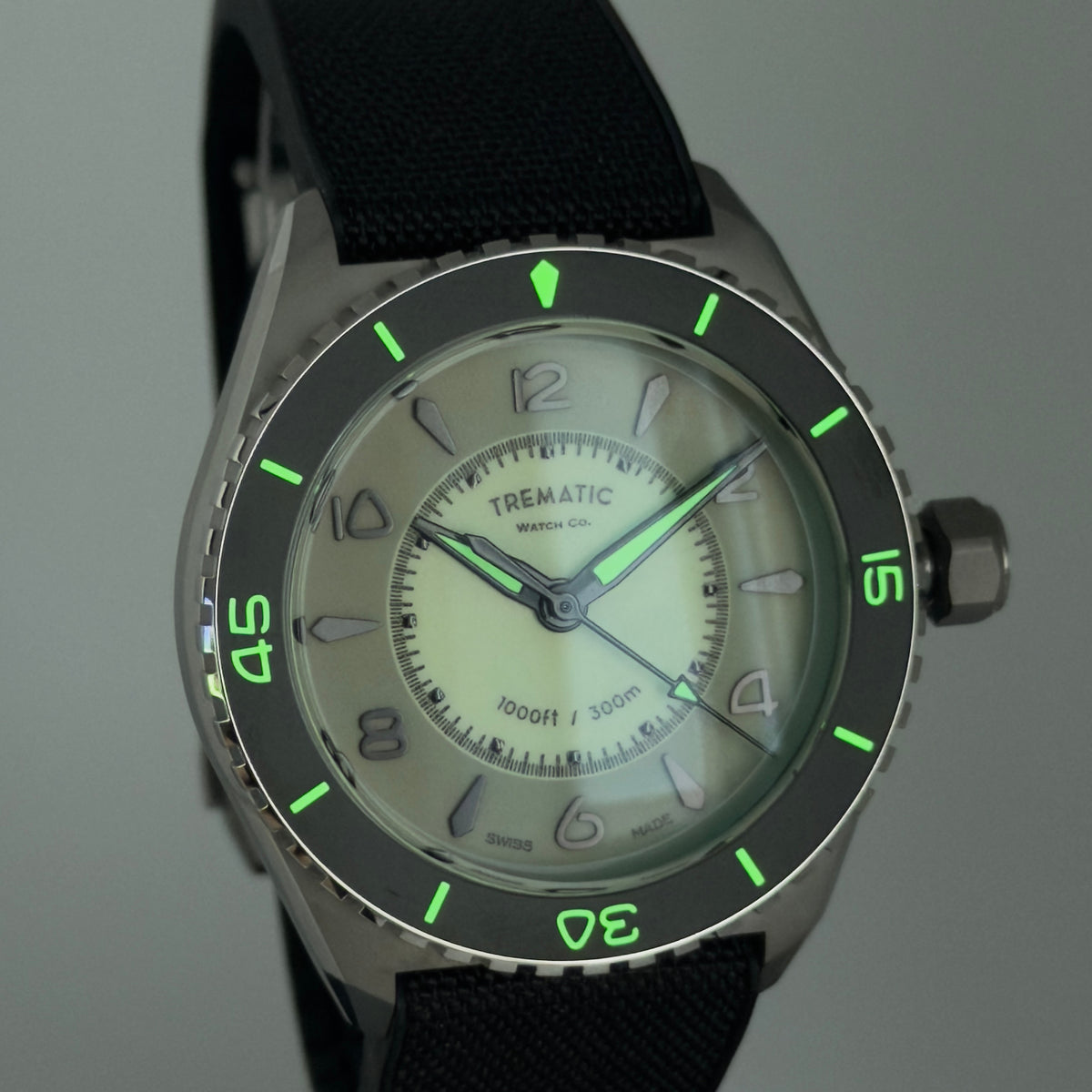 Trematic T-Five Beigua Maris Desert, lume - CalderoneWatchCo