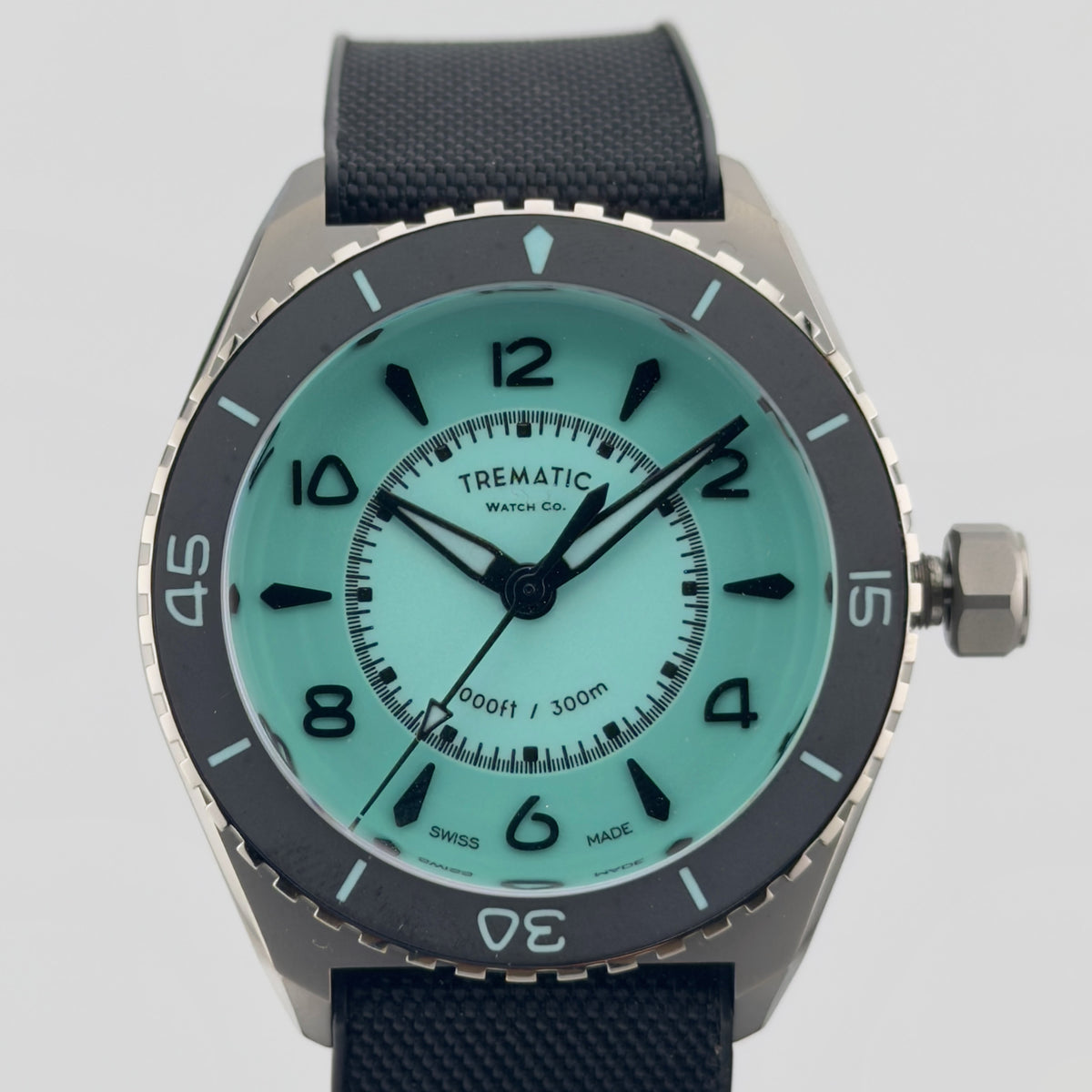 Trematic T-Five Beigua Maris Marina, dial - CalderoneWatchCo