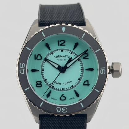 Trematic T-Five Beigua Maris Marina, dial - CalderoneWatchCo