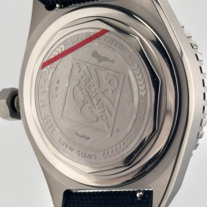 Trematic T-Five Beigua Maris Marina, caseback - CalderoneWatchCo