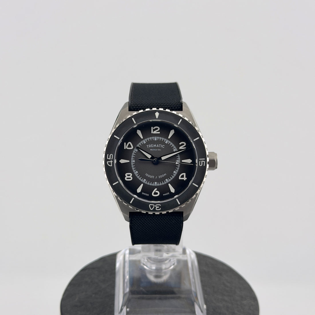 Trematic T-Five Beigua Maris Shadow, front view - CalderoneWatchCo