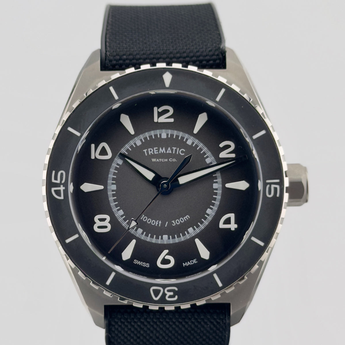 Trematic T-Five Beigua Maris Shadow, dial - CalderoneWatchCo