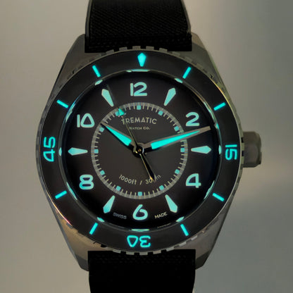 Trematic T-Five Beigua Maris Shadow, lume - CalderoneWatchCo
