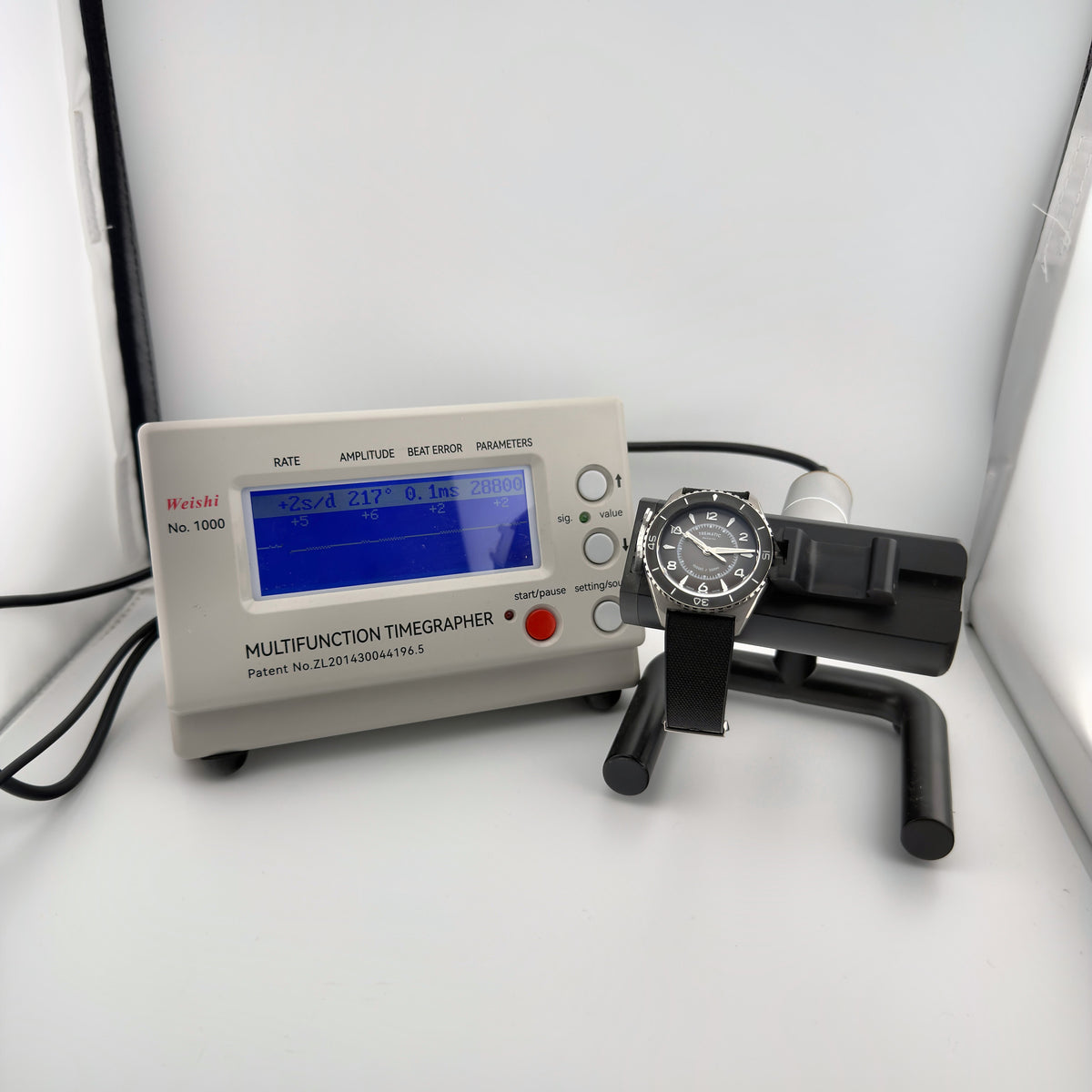 Trematic T-Five Beigua Maris Shadow, on the timegrapher - CalderoneWatchCo