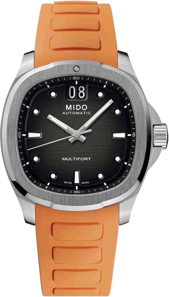 Mido Multifort TV Big Date 39.2x40mm Satin-finished and Polished Stainless Steel Bezel M049.526.17.081.00