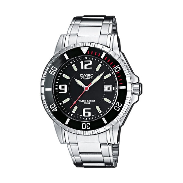Casio Collection MTD-1053D-1AVES Stainless Steel ISO-Certified Dive Quartz Watch