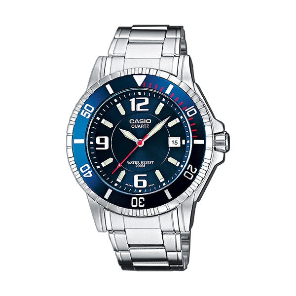 Casio Collection MTD-1053D-2AVES Stainless Steel Dive Watch