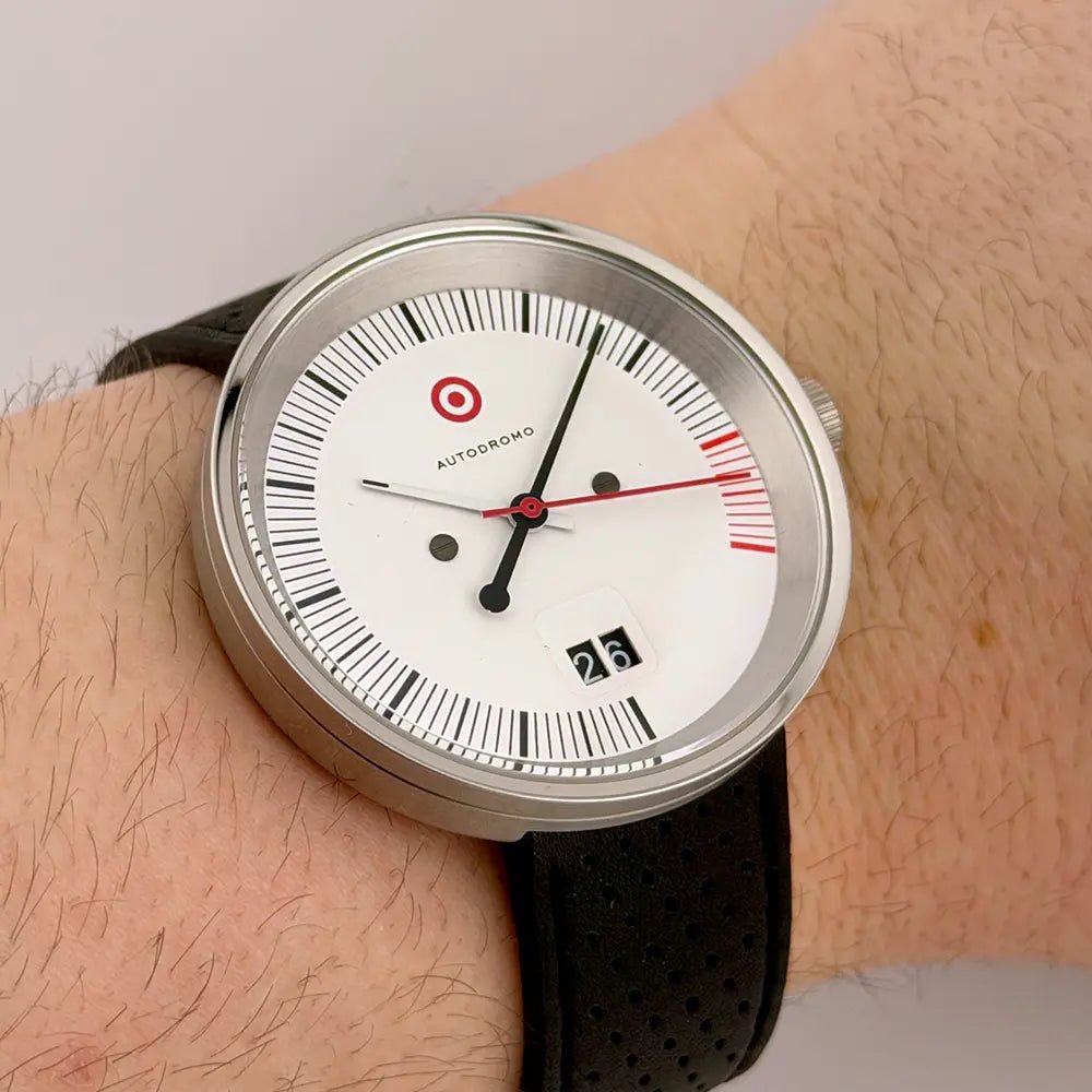 Autodromo Intereuropa Target Corporation White Dial - CalderoneWatchCo