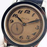 Baltic MR01 Micro Rotor Automatic Salmon Dial 36mm Exhibition Back Full Set Box - CalderoneWatchCo