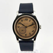 Baltic MR01 Micro Rotor Automatic Salmon Dial 36mm Exhibition Back Full Set Box - CalderoneWatchCo