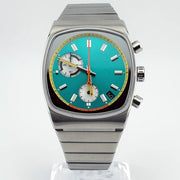 Brew Metric Green Dial | 36mm Meca - Quartz Chronograph | Stainless Steel - CalderoneWatchCo