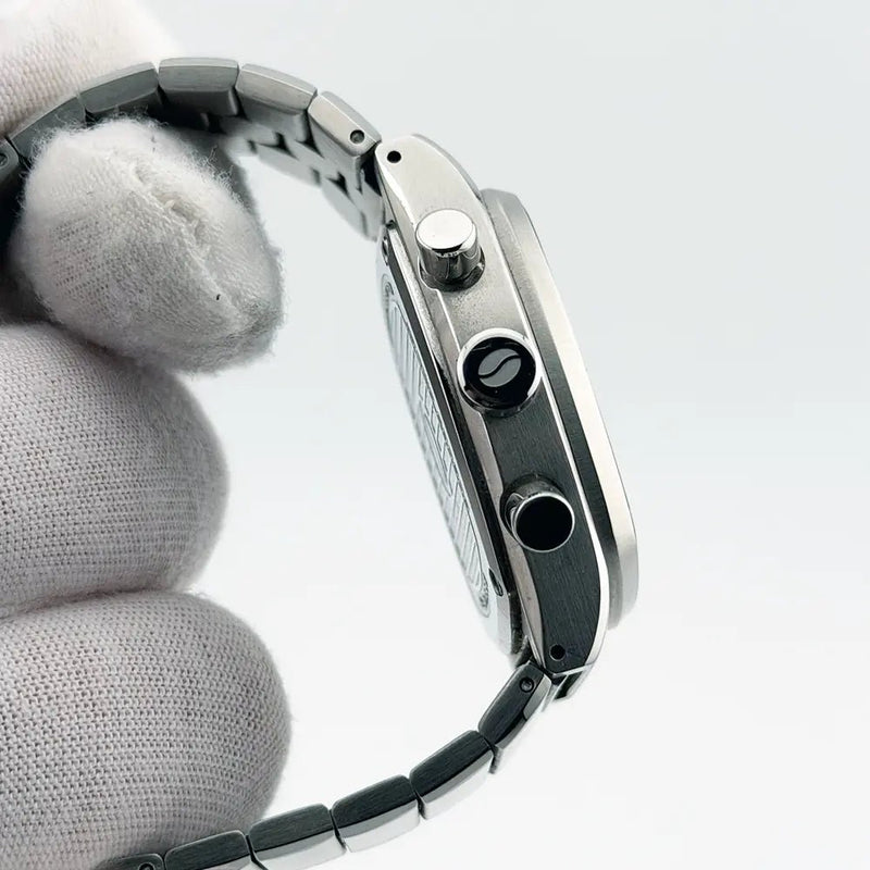 Brew Metric Green Dial | 36mm Meca - Quartz Chronograph | Stainless Steel - CalderoneWatchCo