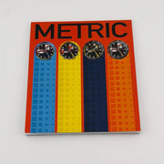 Brew Metric Retro Dial Chronograph 36mm Full Kit + 2 Extra Rubber Straps - CalderoneWatchCo