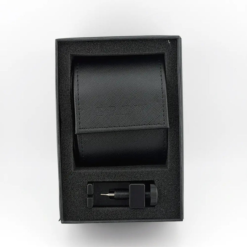 Brew Metric Retro Dial Chronograph 36mm Full Kit + 2 Extra Rubber Straps - CalderoneWatchCo