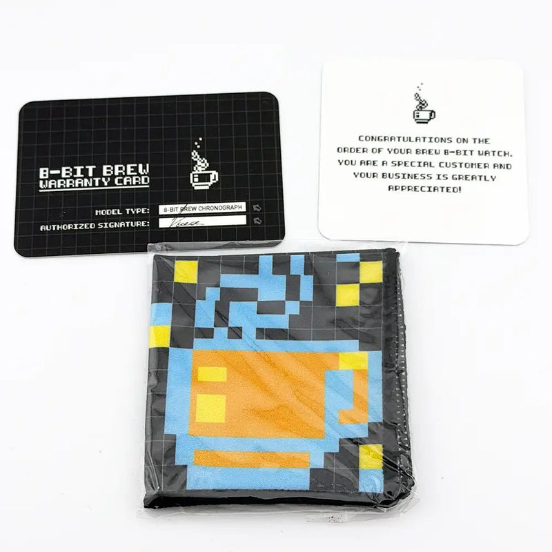 Brew Watch Co. 8 - Bit Brew Chronograph Full Kit Discontinued Retro Coffee Watch - CalderoneWatchCo