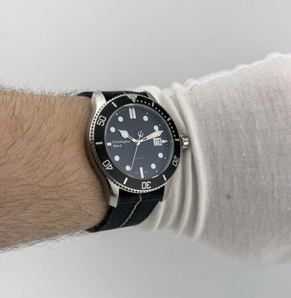 Christopher Ward C60 Trident Quartz Swiss Dive Watch 43mm - CalderoneWatchCo