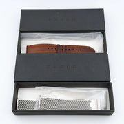 Farer Universal Automatic 39.5mm Silver Dial Full Set + 2 Extra Straps - CalderoneWatchCo