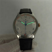 Farer Universal Automatic 39.5mm Silver Dial Full Set + 2 Extra Straps - CalderoneWatchCo