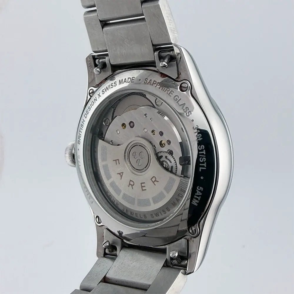 Farer Universal Discovery 36mm Black Velvet Dial – Mint Full Set 2025 (Lightly Worn) - CalderoneWatchCo