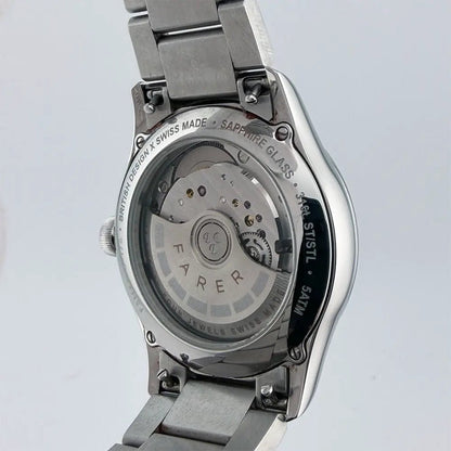 Farer Universal Discovery 36mm Black Velvet Dial – Mint Full Set 2025 (Lightly Worn) - CalderoneWatchCo