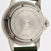 Halios Delfin 500m Blue Wave Dial – Full Set Serial 164 w/ 3 Straps – Excellent - CalderoneWatchCo