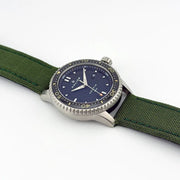 Halios Delfin 500m Blue Wave Dial – Full Set Serial 164 w/ 3 Straps – Excellent - CalderoneWatchCo