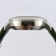 Halios Delfin 500m Blue Wave Dial – Full Set Serial 164 w/ 3 Straps – Excellent - CalderoneWatchCo