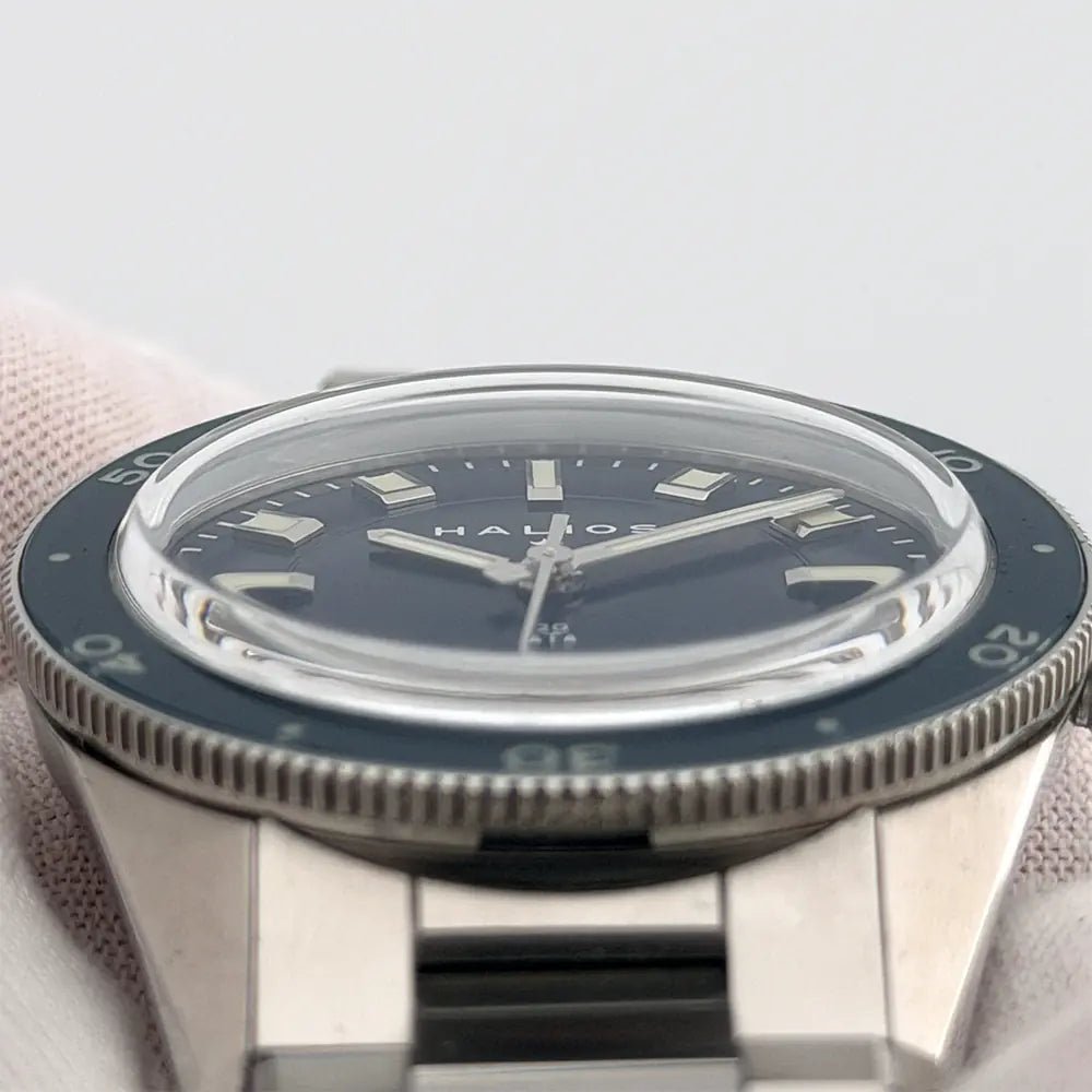 Halios Fairwind Bathyal Blue 39mm Swiss Automatic Sapphire Bezel Full Kit - CalderoneWatchCo