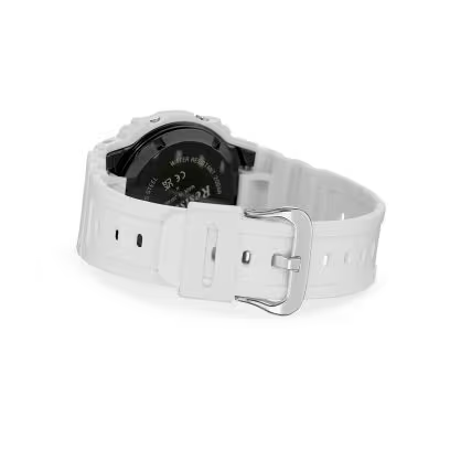 Casio G-SHOCK Heritage Series 42.8mm Stainless Steel & White Bio-based Resin Fixed Bezel GW-5000HS-7ER