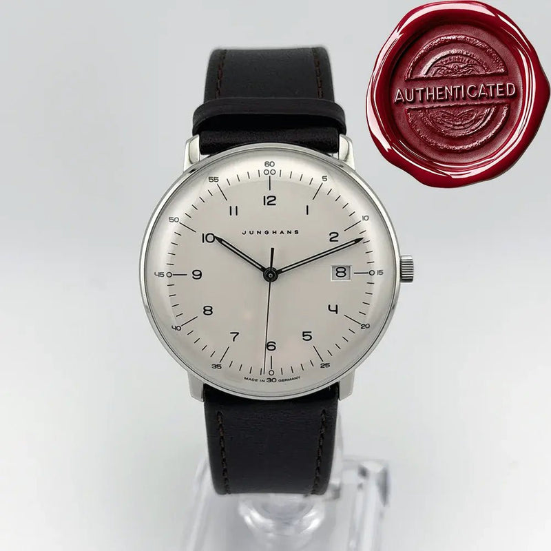 Junghans Max Bill Automatic 38mm Silver Dial 041/4461.02 – Brand New 2025 Full Set - CalderoneWatchCo