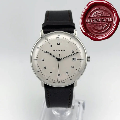 Junghans Max Bill Automatic 38mm Silver Dial 041/4461.02 – Brand New 2025 Full Set - CalderoneWatchCo