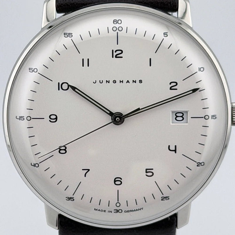Junghans Max Bill Automatic 38mm Silver Dial 041/4461.02 – Brand New 2025 Full Set - CalderoneWatchCo