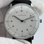 Junghans Max Bill Automatic 38mm Silver Dial 041/4461.02 – Brand New 2025 Full Set - CalderoneWatchCo