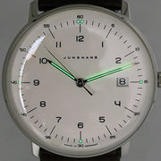 Junghans Max Bill Automatic 38mm Silver Dial 041/4461.02 – Brand New 2025 Full Set - CalderoneWatchCo