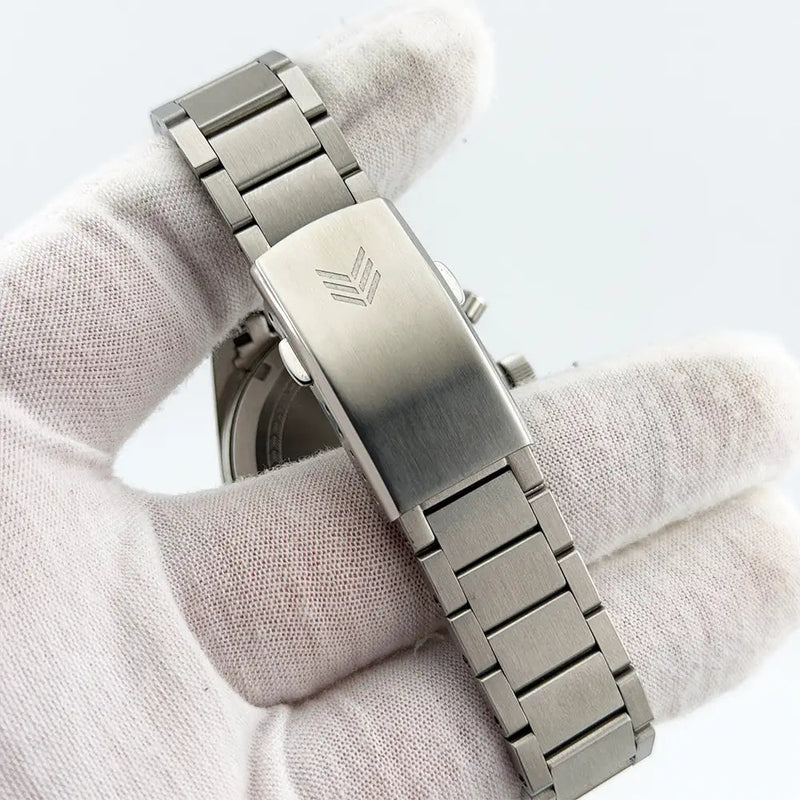 Lorier Olympia Contrasto Panda Chronograph 38mm Automatic - CalderoneWatchCo