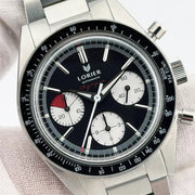 Lorier Olympia Contrasto Panda Chronograph 38mm Automatic - CalderoneWatchCo