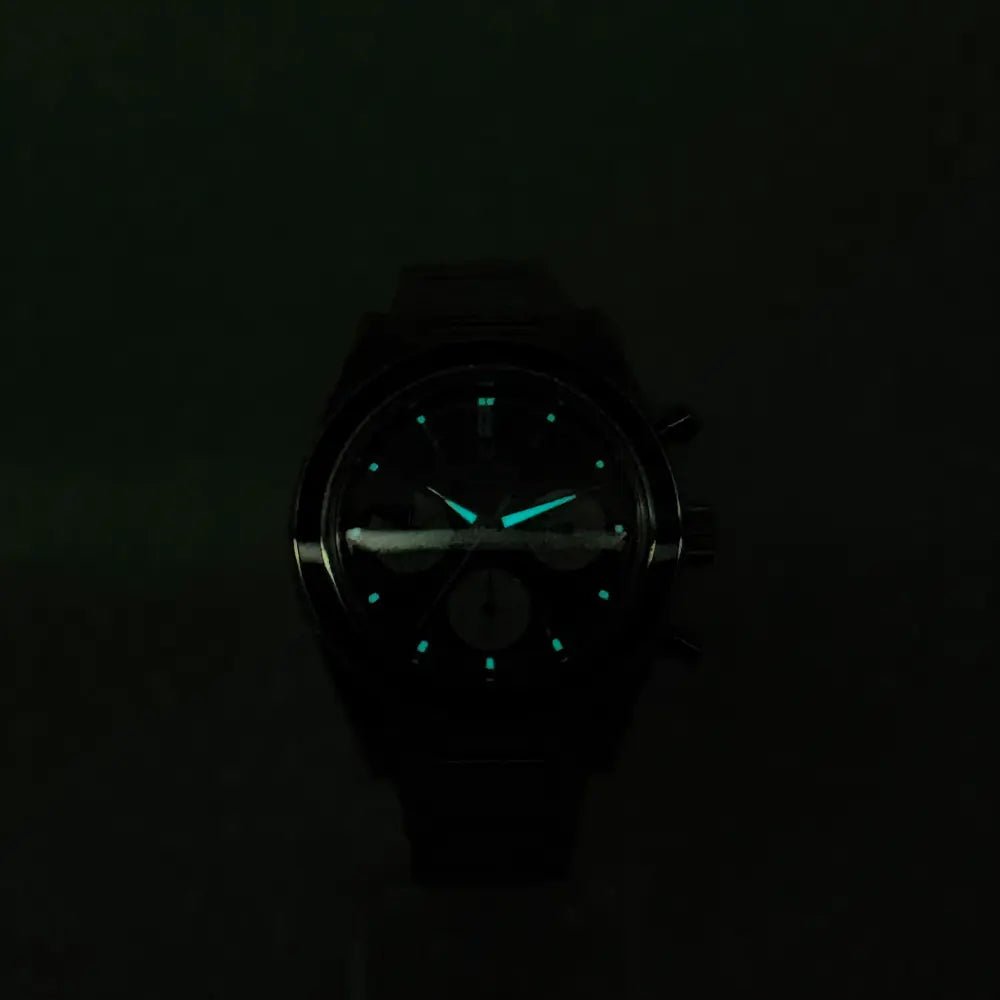 Lorier Olympia Contrasto Panda Chronograph 38mm Automatic - CalderoneWatchCo