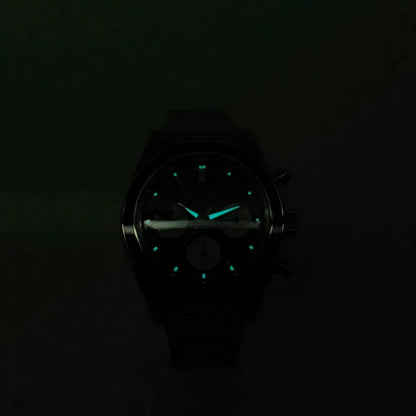Lorier Olympia Contrasto Panda Chronograph 38mm Automatic - CalderoneWatchCo
