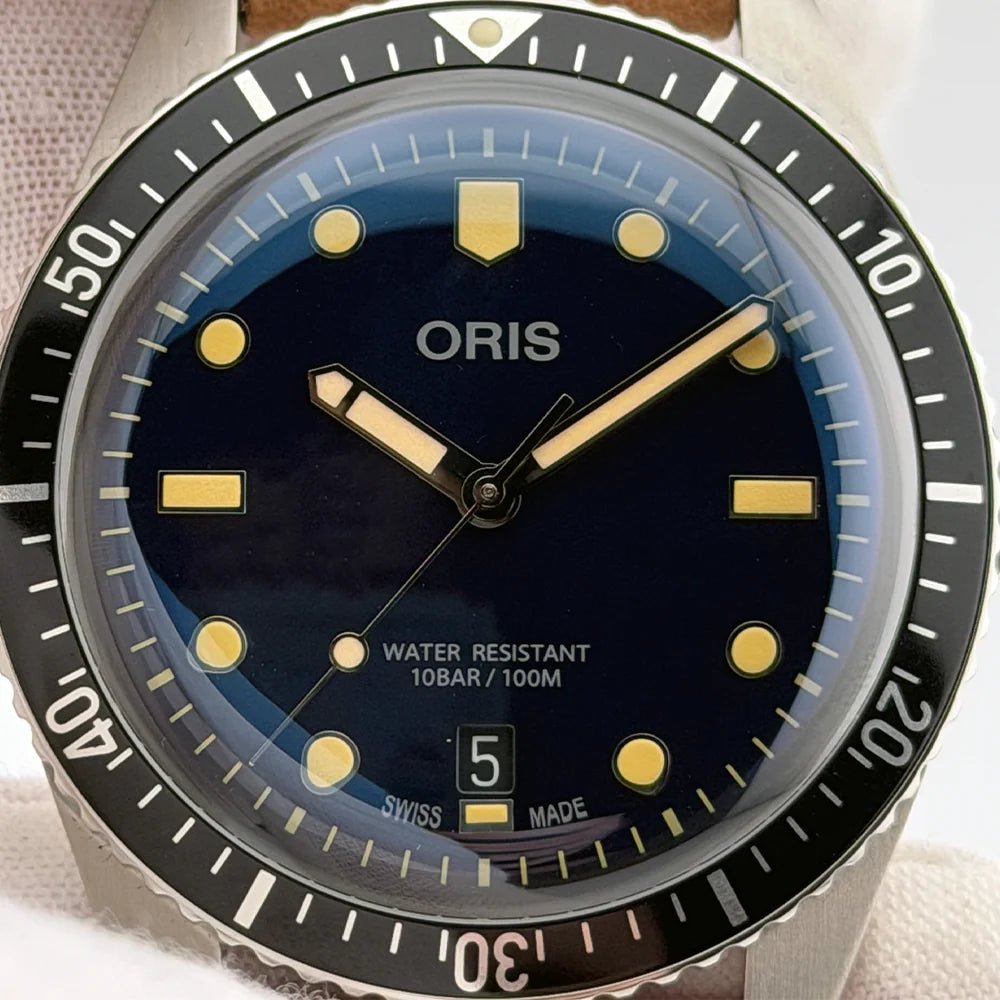 Oris Divers Sixty - Five 40mm Blue Dial 733 7707 4055 – Brand New 2025 Full Set - CalderoneWatchCo