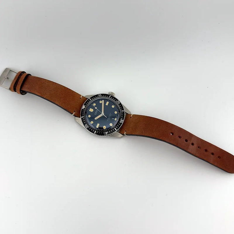 Oris Divers Sixty - Five 40mm Blue Dial 733 7707 4055 – Brand New 2025 Full Set - CalderoneWatchCo