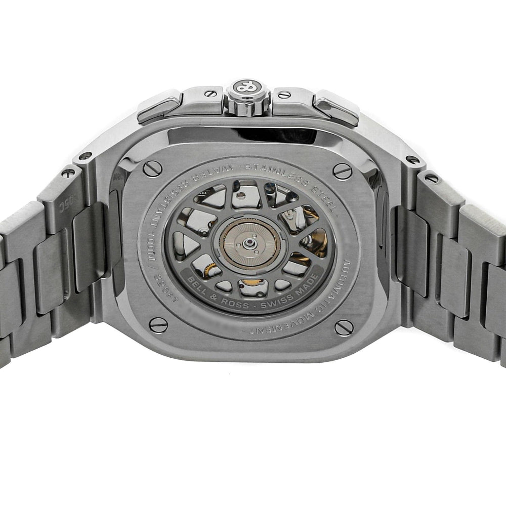 Bell & Ross BR 05 Chrono Blue Steel 42mm Brushed and Polished Steel Bezel BR05C-BU-ST_SST