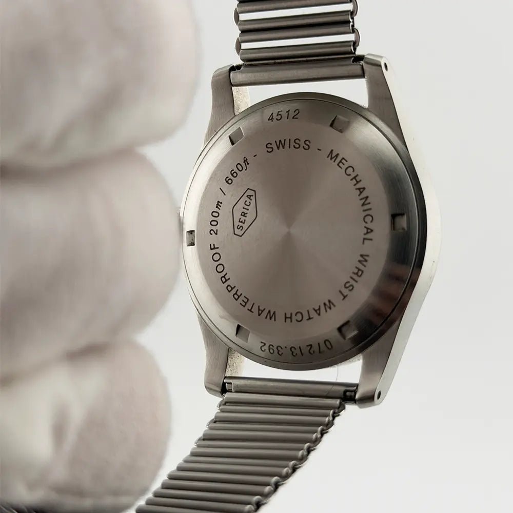 Serica 4512 California Dial 37.7mm Swiss Hand - Wind Field Watch Full Kit - CalderoneWatchCo