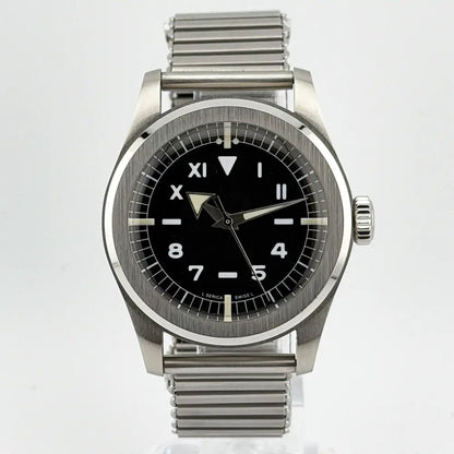 Serica 4512 California Dial 37.7mm Swiss Hand - Wind Field Watch Full Kit - CalderoneWatchCo
