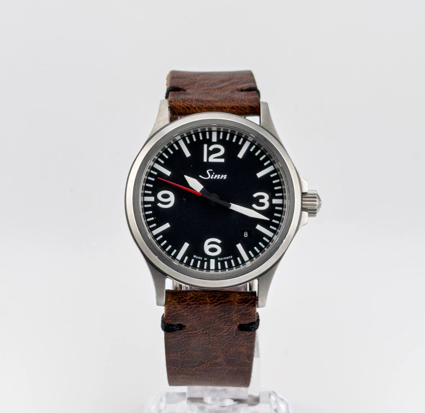 Sinn 556 A 38.5mm German Automatic Pilot Watch Full Set Two Straps - CalderoneWatchCo